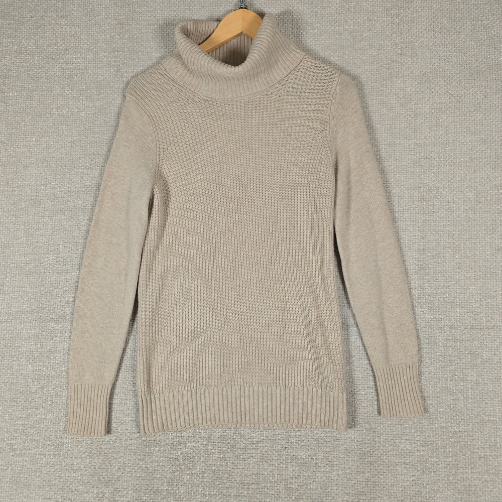 Banana‎ Republic Filpucci Merino Cashmere Ribbed Turtleneck Sweater Womens S